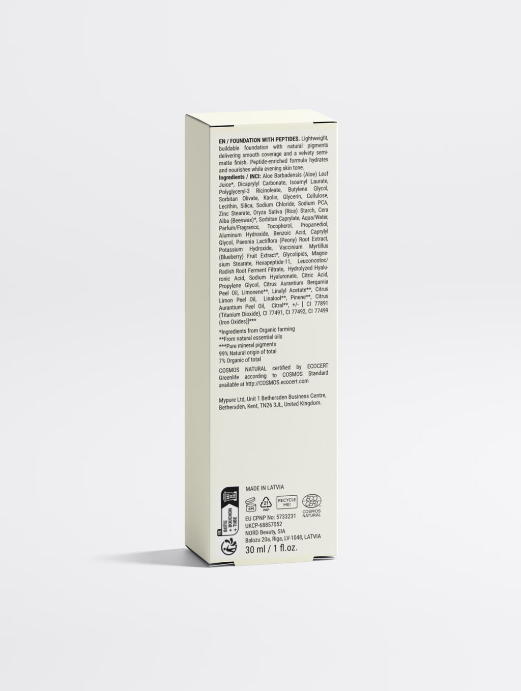 Foundation with Peptides, 15 Light Cool