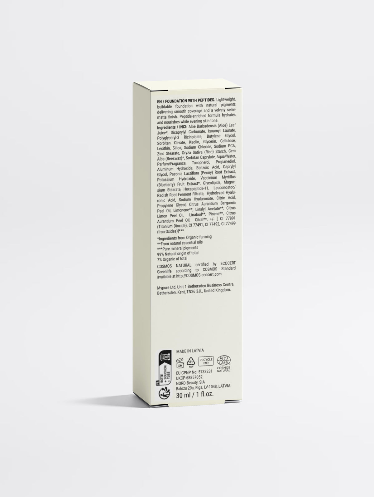 Foundation with Peptides, 15 Light Cool