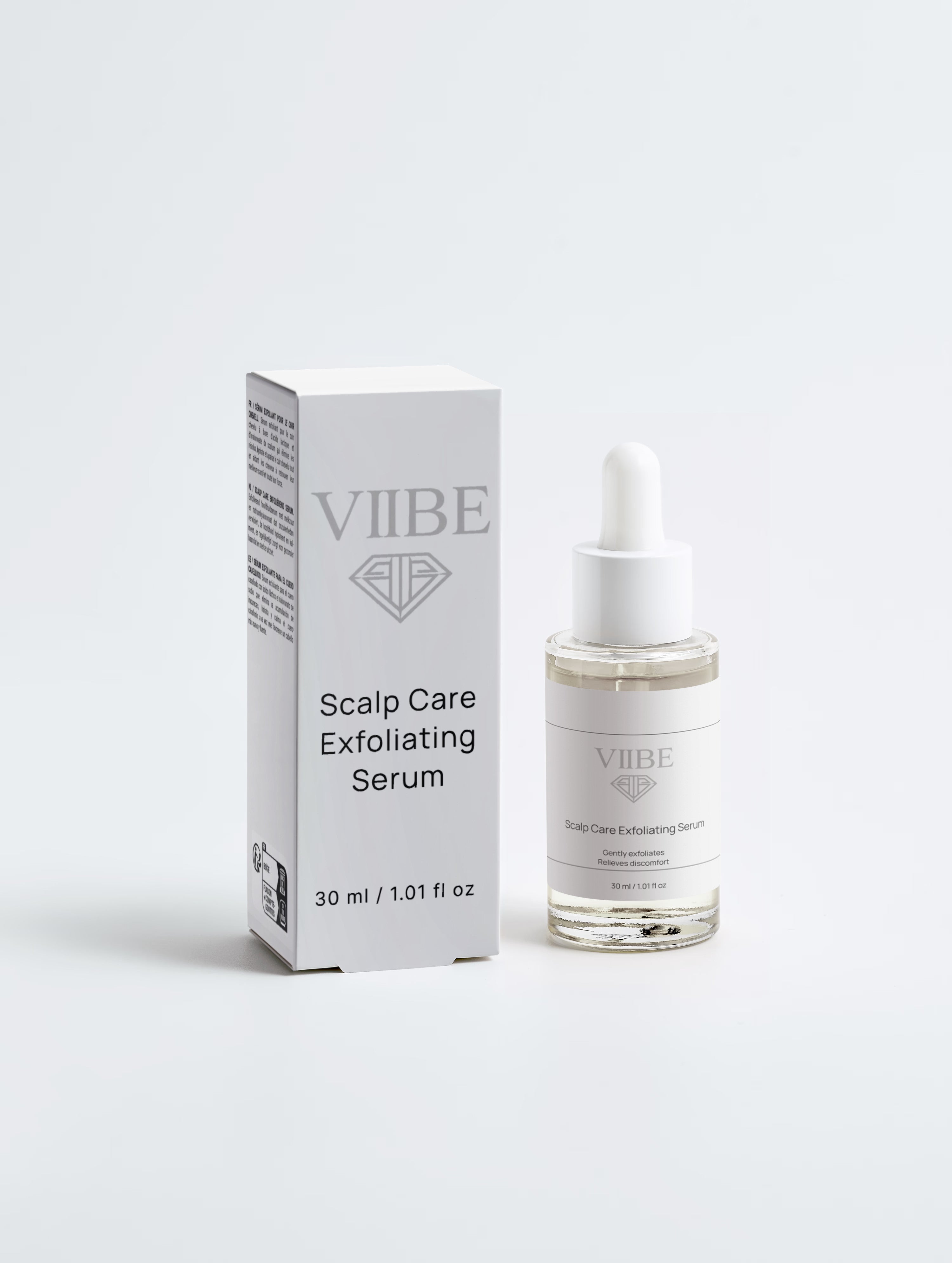 Eksfolierende Serum for Hodebunn