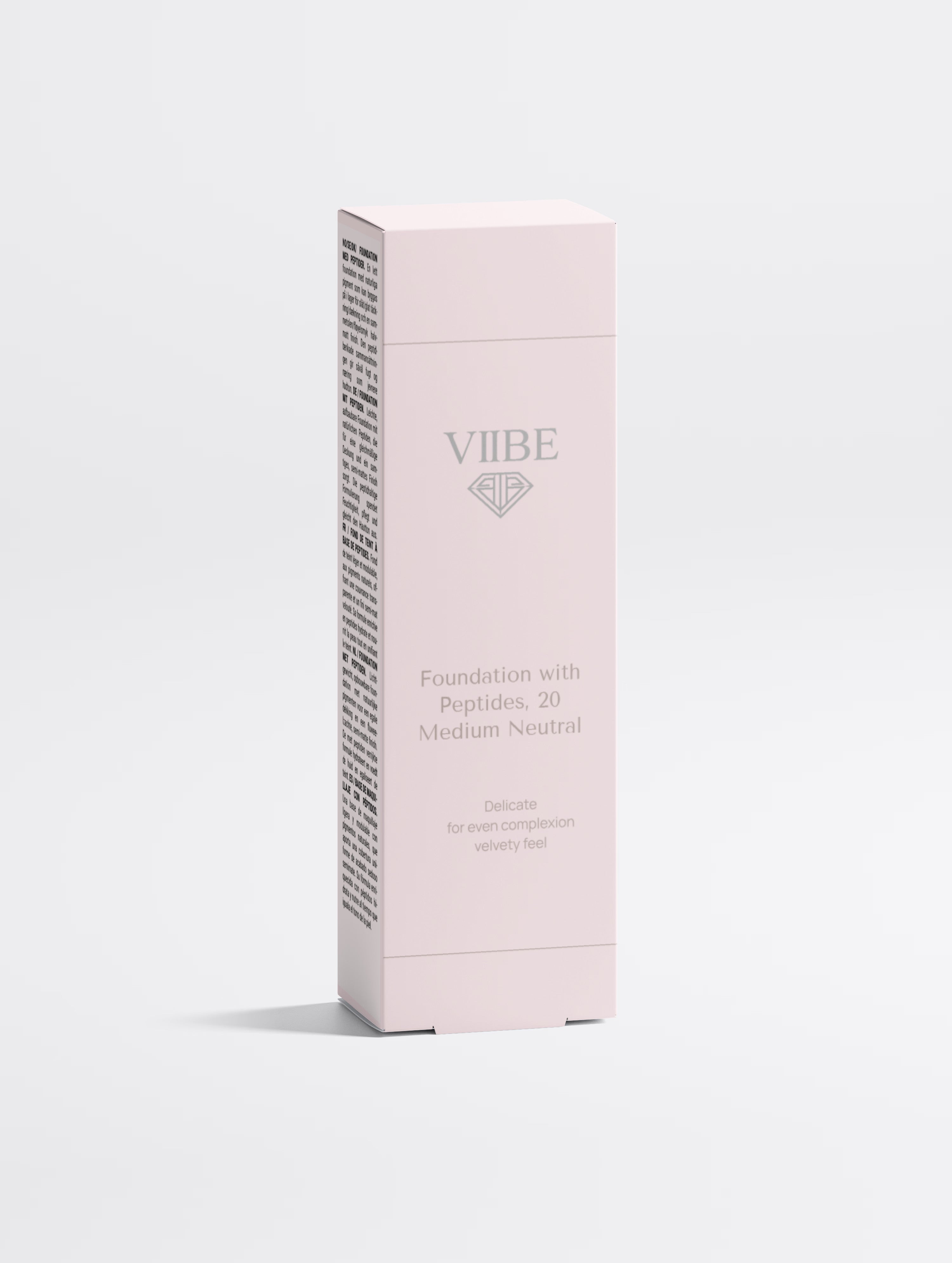 Foundation med peptider, 20 Medium Nøytral